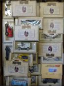 Approximately thirty Lledo Days Gone diecast model vans,