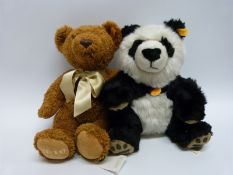 Two Steiff teddy bears,