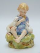Royal Worcester figure 'The Dandelion' by Freda Doughty with puce mark,