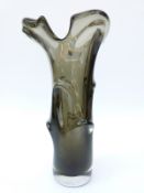 Murano large freeform glass vase