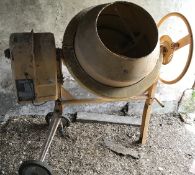 A Clarke CCM1250 125 litre cement mixer.
