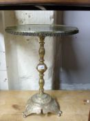 Small marble/onyx table (H52cm)