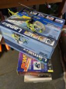 Five radio control model aircraft includes B-29 Super Fortress, Precedent trainer,