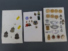 A collection of police-related badges and insignia including Special Constabulary,
