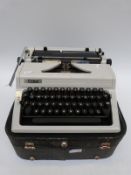 A retro Robotron Erika typewriter