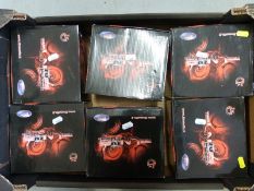 Six boxed Vigor fixed spool fishing reels