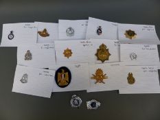 A collection of police badges relating to African countries including Uganda, South Africa, Kenya,