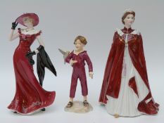 Royal Worcester figurines Queen Elizabeth,