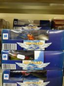 Seven New Ray Hobby Dax Air-Plane diecast model aeroplanes,