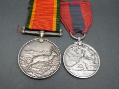 A George V Imperial Service Medal impressed James Francis Hoey and an Africa Service medal awarded