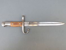 A Turkish M1890 bayonet