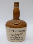 Mc Callum's Perfection whisky flagon