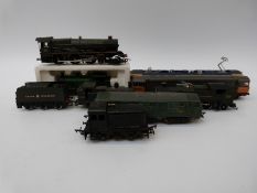 Eight Hornby and other 00 gauge locomotives including diesels, tanks, shunter etc.
