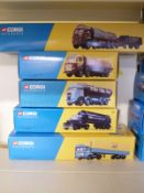 Five Corgi Classics diecast model lorries Wall's 21401, Ever Ready 16303,
