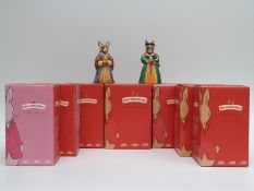 Royal Doulton Bunnykins figures including Jane Seymour, Anne Boleyn, Anne of Cleves, Henry VIII,