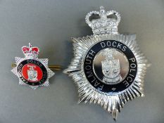 Two badges Falmouth Docks Police