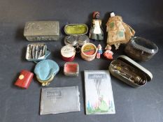 A quantity of collectables to include 19thC small dolls,