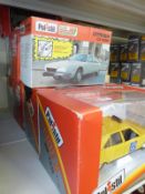 Eight Polistil 1:25 scale diecast model vehicles,