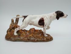 Large Royal Doulton Pointer dog on base HN2624