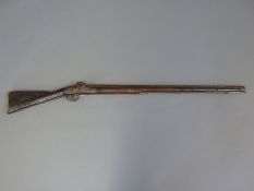 Percussion, converted from flintlock,