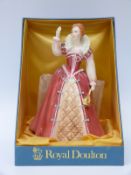 Royal Doulton figure from Queens of the Realm series Elizabeth I HN3099,
