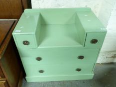 A retro painted dressing table (H70 x W77cm)