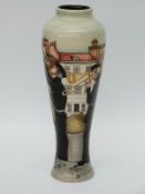 Moorcroft vase in Salvation Army Band pattern by Kerry Goodwin, limited edition no.