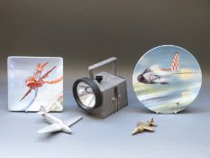 A Bardic railway lamp, aluminium model Hurricane,