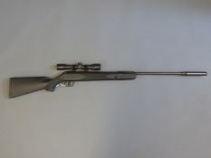 Hammerli Black Force 8000 .22 air rifle with sound moderator and BSA .