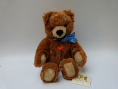 Steiff Original 'Molly' 019623 teddy bear, with tan fur, button to ear and tags,