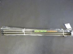 Eleven 6m and 4m elasticated tele whips in plastic covers