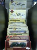 Eighteen Matchbox Collectibles and Models of Yesteryear diecast model vehicles,