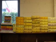 A quantity of cricketing books to include Wisdens almanacks,