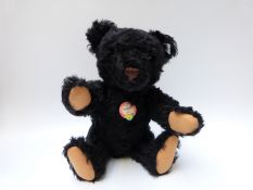 Steiff Original '1953' 408519 teddy bear, with black mohair, button to ear and tags,