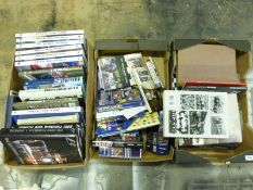 Approximately 40 sporting books including Formula 1, Le Mans, football,