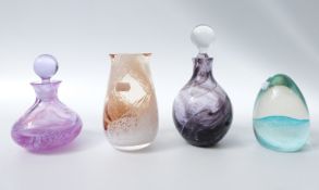 Two Caithness scent bottles,