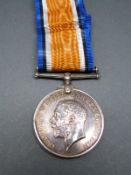 WWI 1914-18 medal bearing impressed name 20446 Pte H. L.