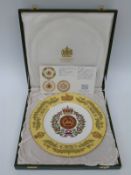 Spode limited edition Gloucestershire Regiment plate,