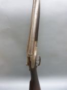 Henry Trolley & Co 'The Times Gun' 12 bore side by side shotgun with named and engraved locks,