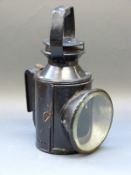 A LNER loco railway hand lamp