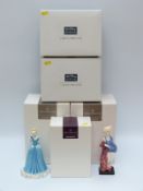 Royal Doulton Disney Showcase figures Cinderella & Snow White,