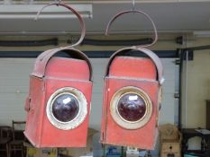 A pair of Kenyons road lamps