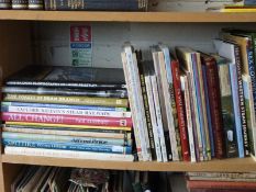 A quantity of books to include 'Ploughing by steam traction engines, motor boating,