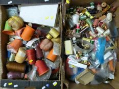 A very large quantity of fly tying cotton,