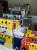 Thirty-six Lledo Days Gone, Vanguards and other diecast model vehicles including Austin A40 van,