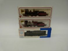 Three Bachmann and E-R Models 00 gauge / H0 scale locomotives comprising 4-6-0 Jupiter,