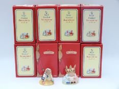 Royal Doulton Bunnykins figures, Boy Skater, Girl Skater, Storytime, Winter Lapland, Summer Lapland,