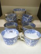 Minton eight place setting tea set, 19thC,
