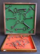 A collection of various vintage keys, Georgian onwards,