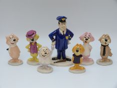 Beswick set of seven Top Cat figures